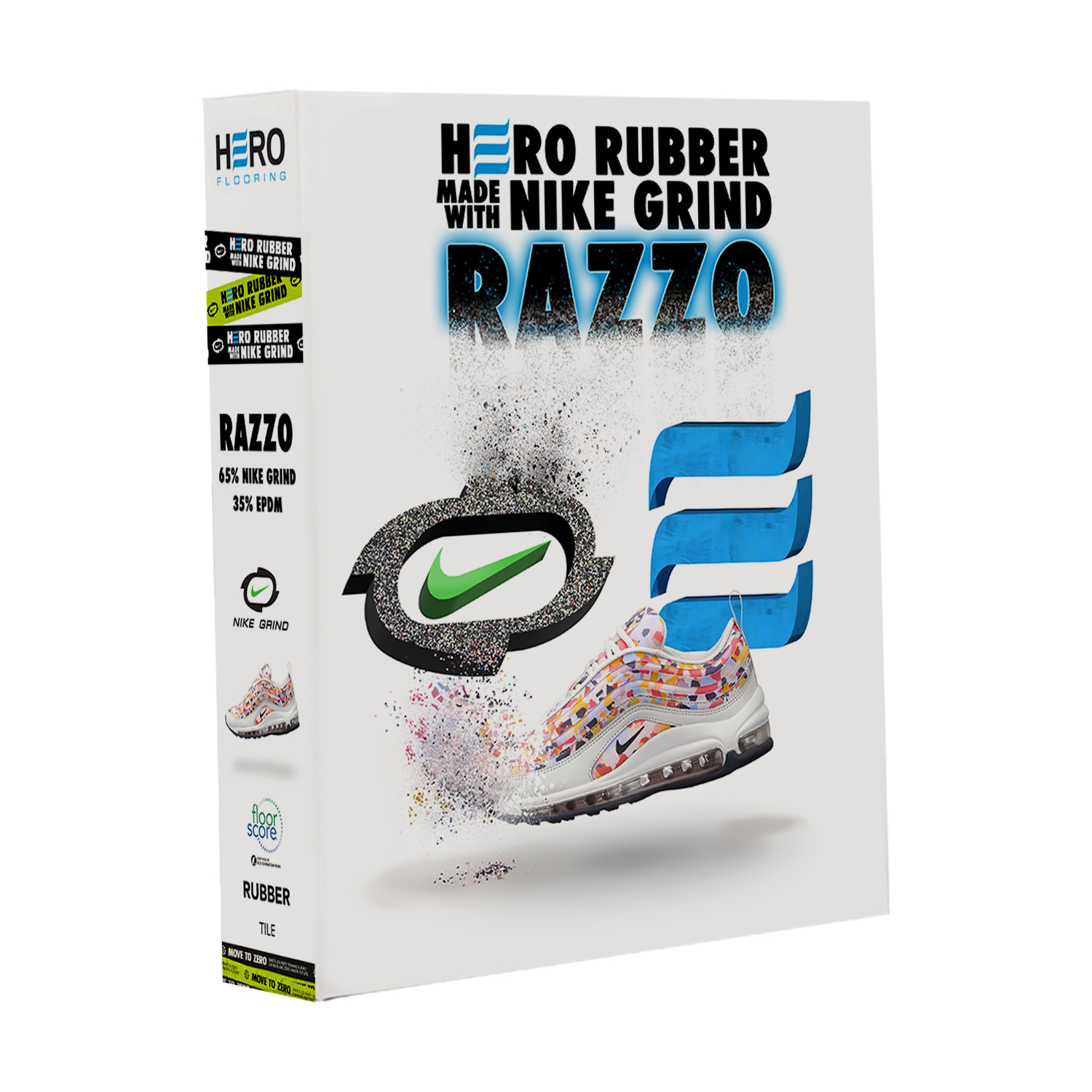 Hero Rubber made with Nike Grind-Razzo Architect Folder