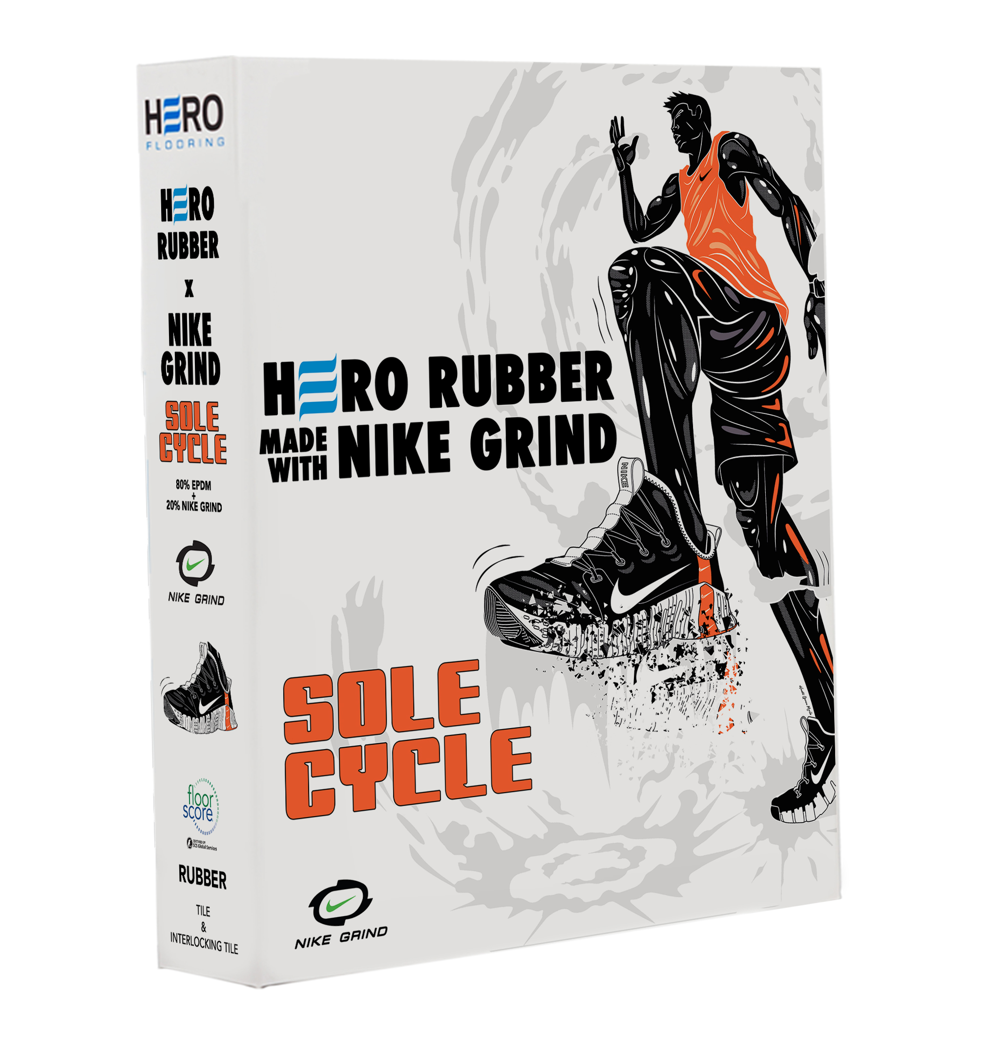 Rubber with Nike Grind-Sole Cycle Architect – Hero Flooring